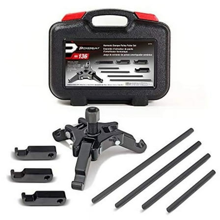 Harmonic Damper Pulley Puller Kit, Black