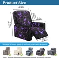 thumbnail image 6 of Yuyamidu Butterfly Reclining Chair Covers 4 Pieces Soft Recliner Sofa Slipcovers with Pocket Comfortable Lazyboy Covers Couch Chair Cover for Living Room Gift for Holiday, 6 of 8