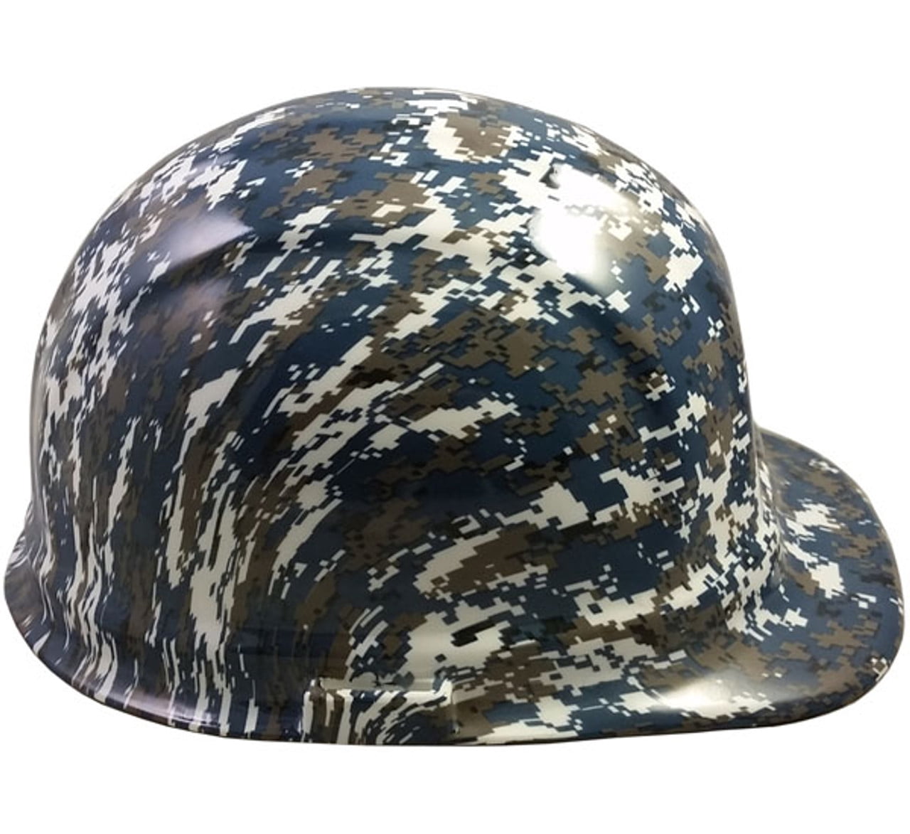 Navy Digital Camo Hydro Dipped Hard Hats Cap Style with 4 Pt Suspension
