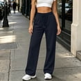 thumbnail image 5 of Kctiaxy Womens Joggers with Pockets - Womens Sweatpants Casual Loose Solid Elastic Waisted Sweat Pants for Athletic Workout Gym Running, 5 of 8
