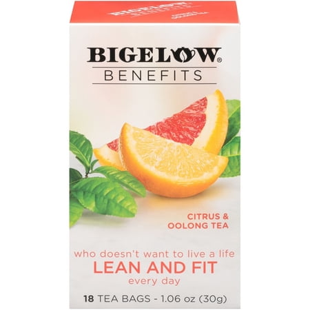 Bigelow Tea Benefits Citrus & Oolong Tea -- 18 Tea Bags