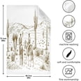 thumbnail image 3 of Coolnut West Desert Cowboys Kitchen Towels Dish Clothes Soft and Rapid Drying and Absorbent 1PCS Dishcloths Reusable Towels for Kitchen Bathroom Hotel Hand Towels 29"X18" inch Wash cloth, 3 of 7