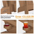 thumbnail image 5 of WINSOON Cup-Holder Adirondack Chair and Table Set 3 PCS Outdoor Patio Chairs, Teak Finish, 5 of 7