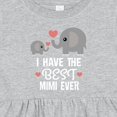 thumbnail image 4 of Inktastic Grandchild Best Mimi Ever Girls Baby Dress, 4 of 5