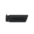 thumbnail image 2 of MBRP T5125BLK Exhaust Tail Pipe Tip Black Series 5 Inch Inlet Diameter; 6 Inch Outlet Diameter; Aluminized Steel; Round; Angled Cut; Rolled Edge; 18 Inch Length, 2 of 3