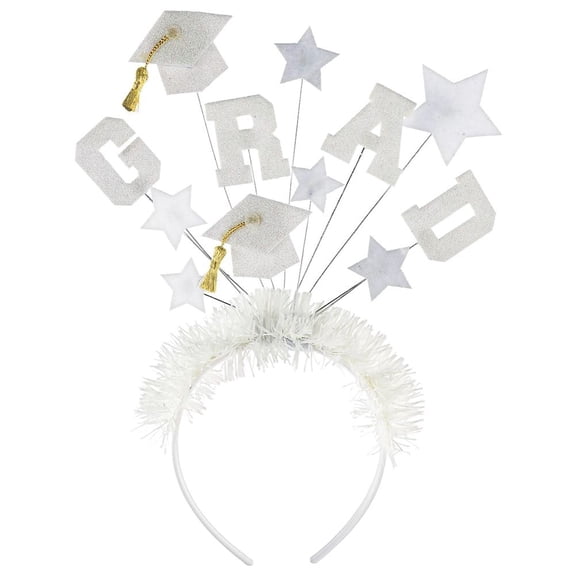 G-R-A-D Headband White (1ct)