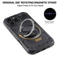 thumbnail image 3 of for iPhone 16 Pro Max Case with 360° Rotating Kickstand, Compatible with MagSafe, Hybrid TPU + PC Shockproof Protective Anti-Fall Phone Case, Support Magnetic Car Mount Ring Holder Cover, Black, 3 of 8