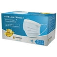 thumbnail image 1 of Masque ASTM Niveau 3 Bleu - 2 x 50 Pcs/boîte, 1 of 1