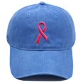 thumbnail image 2 of Women's Baseball Cap Soft Washed Ribbon Embroidered Adjustable Unisex Baseball Cap Trucker Hats Women Blue, 2 of 5