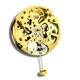 thumbnail image 2 of Esqueleto de oro 2004 Movimiento Ajuste de péndulo ordinario Patrón de radiación Reloj completamente automático Mo, 2 of 5