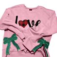 thumbnail image 1 of FUNUONY Chandails en Molleton pour Femmes Hauts de la Saint-Valentin Imprimé Cœur Amour Col Rond Pull Oversize Tendance Blouse Ample Manches Longues Rose m, 1 of 3