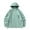 Green, variant on Womens Water Resistant Jacket with Hood Lightweight Windbreaker Outdoor Hooded Trench Coat Long Rain Coats