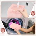 thumbnail image 4 of Dznils 100% Cotton Bath Hand Towels, Ultra Soft Absorbent, 13" x 30", Pink, 2 Count, 4 of 12