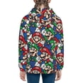 thumbnail image 4 of Lsque Mario Patten Youth Hoodie Sweatshirt Pullover with Kangaroo Pocket Boys and Girls Hoodie Warm Hoodie for Kids, 4 of 8