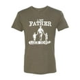 thumbnail image 2 of Wild Bobby,Like Father Like Sons Boy Dad Daddys Boy Gift, Father's Day, Men Premium Tri Blend Tees, Military Green, X-Large, 2 of 3
