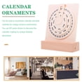 thumbnail image 3 of unbranded Calendrier Perpétuel Rétro de Bureau Rappel Quotidien ABS Décor Minimaliste 1Ensemble, 3 of 6