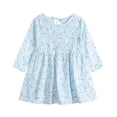 thumbnail image 1 of Odeerbi Niñas Manga Larga Floral Vestido Algodón Princesa Infantil Primavera A-Line Dress, 1 of 5