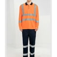 thumbnail image 5 of 2 Piece Sets for Men Outdoor Work Long Sleeve Shirt and Pants with Pockets Construction Workwear Outfit Set, 5XL, 5 of 6