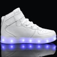 thumbnail image 4 of zapatos para niños zapatos luminosos led calzado deportivo para niños-blanco-40 oso de fresa Electrónica, 4 of 5