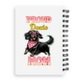 thumbnail image 2 of Proud Dachshund Mom Happy Mother's Day with Love Spiral Bound Journal Wiener Dog Lover Gifts Idea 5x7in Spiral Notebook - 02003, 2 of 5