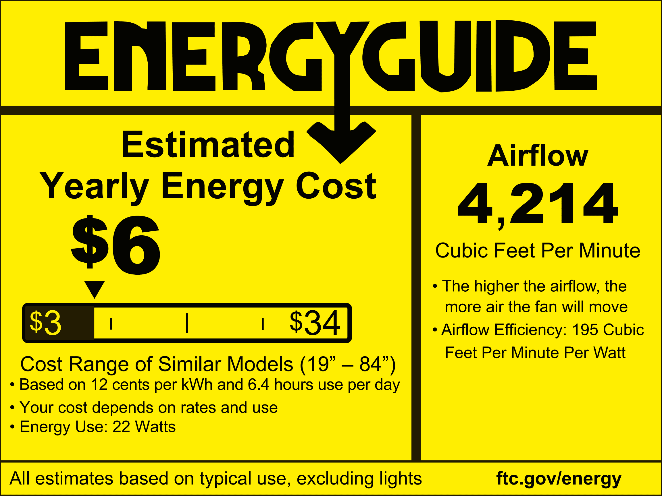 Uforic 52" Ceiling Fan with Light: Energy-Efficient, 6-Speed, Dimmable LED, Quiet DC Motor, Remote Control, and Reversible Blades for All Seasons (Black)