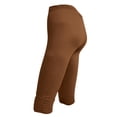 thumbnail image 5 of Mercatoo Skinny 𝗖apri Leggings for Girls Ruched Cropped Trousers Tween Dance Running Yoga Pants Athletic Leggings 𝐋ounge Pants, 5 of 6