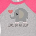thumbnail image 4 of Inktastic Loved by My Gram Grandchild Boys or Girls Baby Bodysuit, 4 of 5