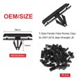 thumbnail image 3 of Pinzas de guardabarros, 161 unidades, para Jeep Wrangler JL JK y Grand Cherokee, 3 of 7