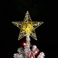 thumbnail image 3 of InsCrazy Christmas Star Tree Topper with LED Lights 7.9in/20cm Lighted Xmas Tree Ornaments Christmas Decorations Indoor Party Supplies, 3 of 7