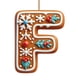 thumbnail image 2 of Adorno de árbol de Navidad con letras del abecedario 26 F, Característica: Adorno de árbol de Navidad con letras del abecedario 26, Adornos de Navidad personalizados DIY, Decoración de Navidad, Colgan, 2 of 5