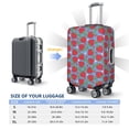 thumbnail image 6 of Lsque Hand Drawn Strawberry Printed Luggage Cover, Travel Luggage Protector,Scratch and Dirt Resistant, Fits 18-32 Inch Luggage - Medium, 6 of 9