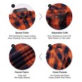 thumbnail image 4 of Alex Vando Plaid Flannel Shirts for Women Long Sleeve, Oversized Womens Casual Flannel Button Down Shirts Blouses Tops,Navy S, 4 of 6