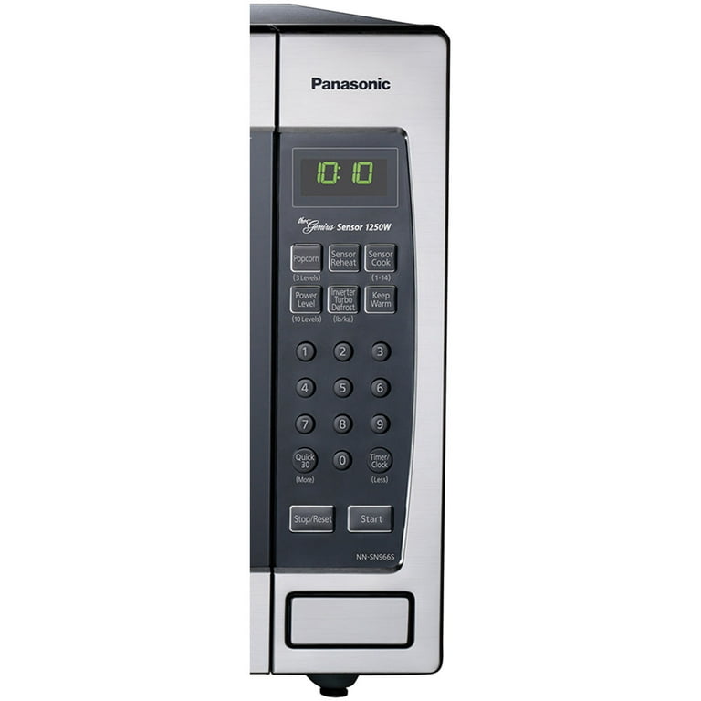  Panasonic 2.2 pies cúbicos 1250W Genius Sensor Encimera/Horno  Microondas incorporado con tecnología Inverter : Hogar y Cocina