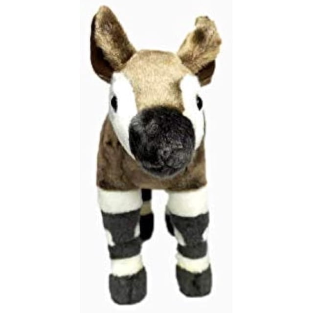TAMMYFLYFLY Okapi - Peluche de peluche de animales de peluche, regalos para niños, Cuddlekins de 12 pulgadas