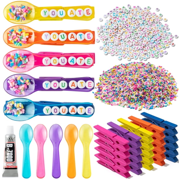 Juego de alfileres Haooryx YOU ATE Spoon Team Spirit Clips x60
