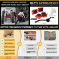 thumbnail image 2 of Juego De Herramientas Para Mover Muebles Y Electrodomésticos Kit De Elevador De Muebles Con 4 Controles Deslizantes Para Mover Deslizadores Móviles De Acero Al Carbono Con Capacidad De Carga De 330 Li, 2 of 5