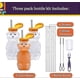 thumbnail image 3 of Honey Bear Straw Cup with Long Straws (3-Pack) - Squeezable Assistive Drink Container for Therapy & Special Needs, Leakproof Lid_DPk, 3 of 5