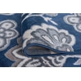 thumbnail image 2 of Tayse Madison Area Rug MDN3407 Transitional Navy Bulbs Leaves 7' 6" x 9' 10" Rectangle, 2 of 2