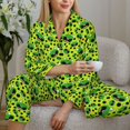 thumbnail image 6 of Lsque Frogs Pattern Long Sleeve Pajama Set for Women - Soft 2-Piece Sleepwear and Loungewear Set with Pockets, Comfy Nightwear-X-Large, 6 of 7