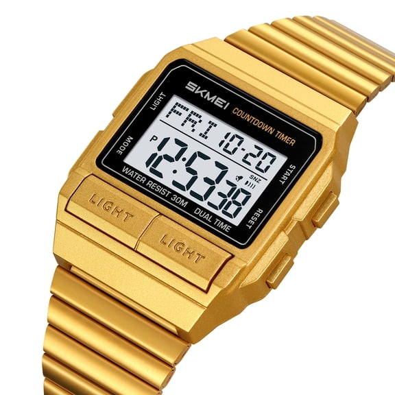 Men's Rugged Outdoor Digital Watch,Waterproof Sport Watch with Luminous Dial,Multi-Function for Hiking,Camping,and Swimming,Comfortable Strap and Long-Lasting Battery.