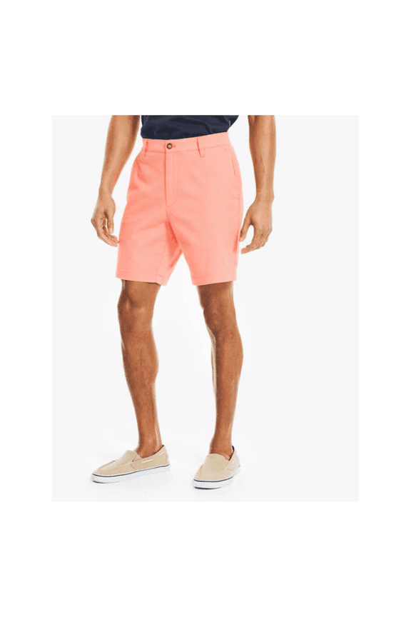$55 Nautica Men's, 8.5 Deck Short Shorts, Sailor Red, 42W
