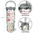 thumbnail image 5 of 30oz Grandma Tumbler with Handle and Straw, Stainless Steel Insulated Nana Cup with Top Handle and Lid, Grandma Coofee Mug Christmas Birthday Gifts for Grammy/Gigi/Mimi, 5 of 7
