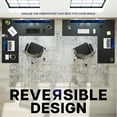 thumbnail image 2 of VIVO White / Black Electric 84" x 63" Corner Standing Desk, L-Shaped Workstation, 2 of 8
