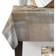 thumbnail image 2 of Brown Grey Tablecloth Waterproof for Round/Rectangle/Oval/Square Tablecloth 60x84 in, Modern Abstract Painting Art Table Cloth Cover for Fall Baby Shower Holiday Wedding Party, 60"x84", 2 of 6