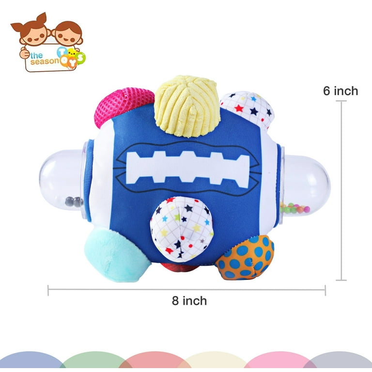 Season Toys Soft Football Bumpy Ball for Infants Toddlers