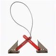 thumbnail image 1 of 84004000 Cale de Roue en Acier Simple&44; Rouge, 1 of 1