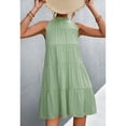 thumbnail image 1 of Vestido con lazo en la espalda, vestido sin mangas de cuello alto para mujer, vestido con cuello halter, elegante y moderno, 1 of 6