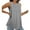 Gray#A, variant on Fartey Summer Tank Tops for Women Dressy Casual Sleeveless Holiday Shirts Loose Fit Crew Neck Pleated Front Tunic Tanks Lightweight Flowy Beach Top White XL