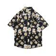 thumbnail image 3 of DDAPJ pyju Hawaiian Shirt for Men Summer Beach Casual Short Sleeve Button Down Shirts Palm Tree Printed Tropical Vacation Shirts Today's Sales Multicolor XXL, 3 of 8