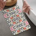 thumbnail image 2 of Pioneer Flower Floral Print Pattern Bathroom Rugs Mat, Non Slip Microfiber Bathroom Rug with Rubber Backing, Soft Mats for Bathroom Floor Tub Shower, 20"x32", 2 of 5